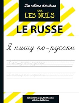 Paperback Les Cahiers d'écriture Pour les Nuls : Le russe [French] Book