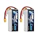 Zeee 6S Lipo Akumulator 22,2V 2200 mAh 120C RC Akumulator ze złączem XT60 do samochodu RC Łódź Ciężarówka Helikopter Samolot UAV Drone FPV RC Hobby (2 paczki)