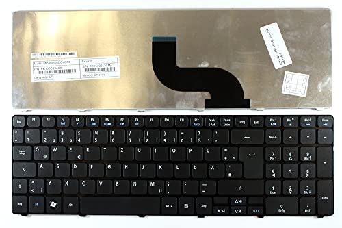 Clavier de Remplacement Noir pour Acer Aspire 5741G-434G32MN Touches Mates