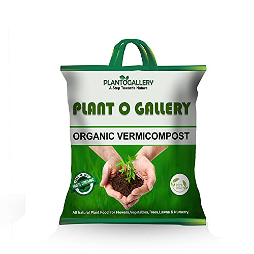 LIVE GREEN Soil & Fertilizers | Vermicompost Organic Manure for All Plants Best for Flower & Vegetable Plants (500gm Pack)