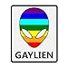 Produktbild Gorgeous ornaments Alien LGBT Man Unique Mouse Pad Desktop Mat Mice Mousepad Laptop Mouse Pad 3025