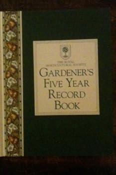 Hardcover Royal Horticultural Society's 5-year Gardener's Journal Book