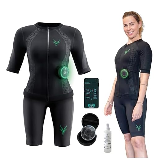 Antelope Evolution Frauen EMS Anzug Größe XS - EMS Komplettsystem für effektives Ganzkörpertraining, Fitnessgerät für Zuhause oder im Studio, Heimtrainer, unterstützt beim Abnehmen und Muskelaufbau