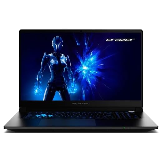 ERAZER Defender 17 P1 43,9 cm (17,3 Zoll 144Hz) Full HD Gaming Laptop (Core 7 240H, GeForce RTX 5060 8GB GDDR7 VRAM, 32GB DDR5 RAM, 2TB PCIe SSD, Windows 11 Home)