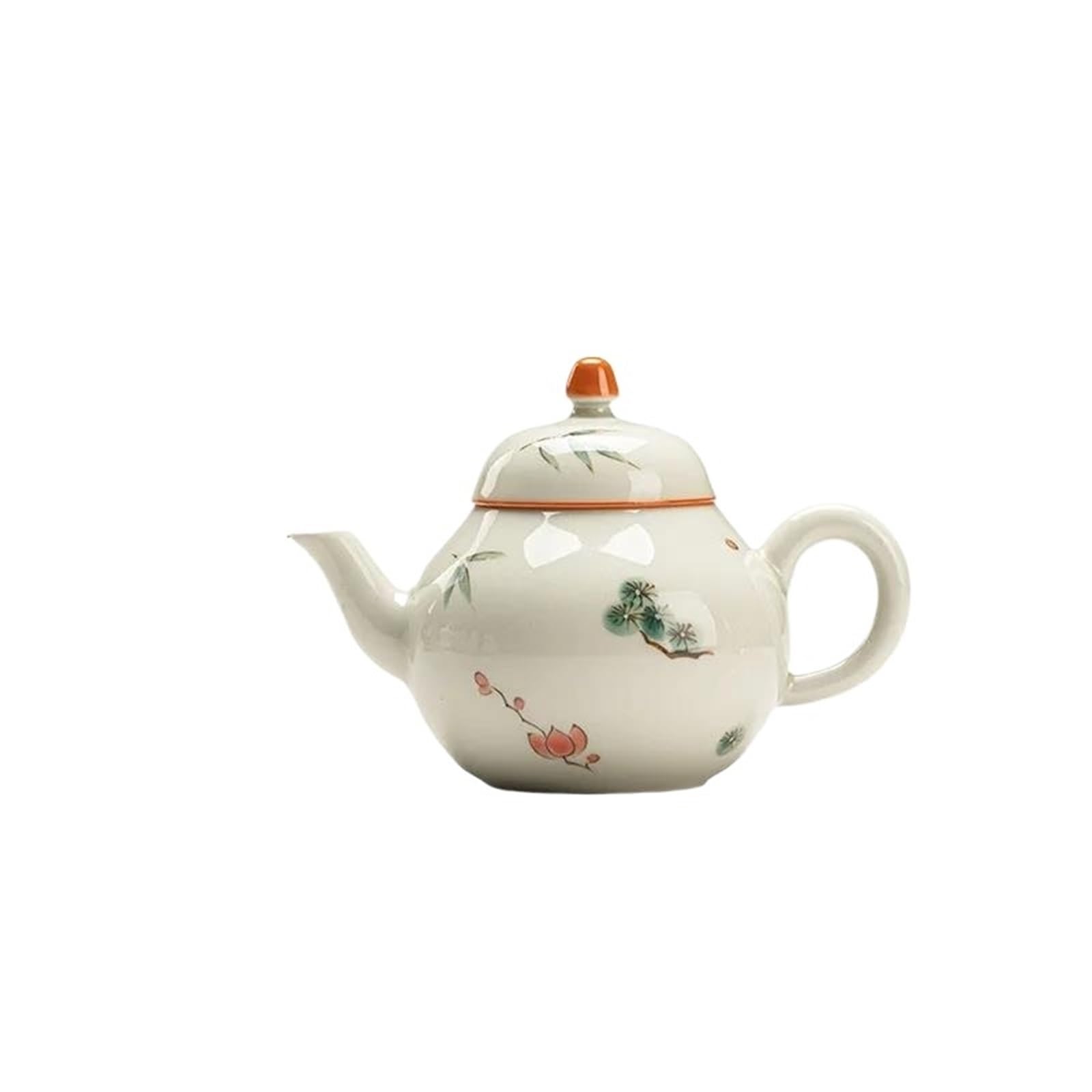 Zestaw do herbaty dla dorosłych, czajnik sosnowy, zestaw do ceremonii parzenia herbaty, mleko oolong, tie guan yin, jaśmin, typ naczyń do herbaty, 110 ml, ręcznie malowana ceramika, przenośne zestaw