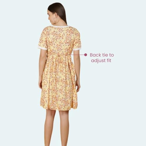 Image of Morph Maternity | Maternity Dresses for Women | Fits During Pregnancy & Post Pregnancy | Back Tie to Adjust