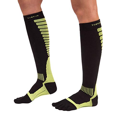 TOETOE - Men, Women, Sports Compression Knee-High CoolMax Toe Socks (1 Pair)4