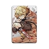 Vinland Saga Anime Retro Poster Metal Tin Sign Chic Art Retro Iron Painting Bar People Cave Cafe...