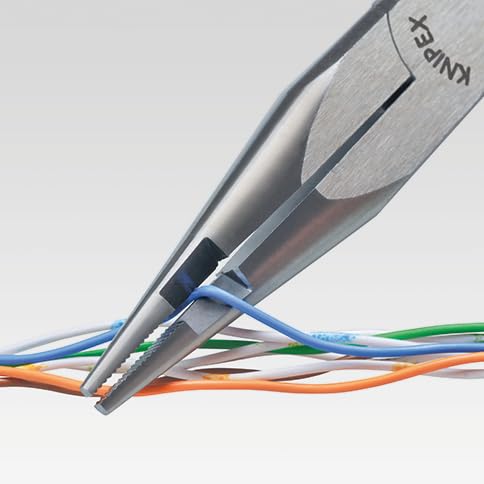Alicate para telefonía Knipex con corte central preciso de 160 mm para cables 6