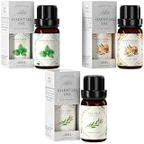 AROMA FLOW (アロマフロー) アロマオイル | スッキリセット【3種】10ml | エッセンシャルオイル 精油 アロマディフューザー用 天然100% アロマセラピー | ベルモンド B1730