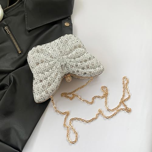 Sac à bandoulière avec détails papillon mignon et sangle fantaisie pour femme