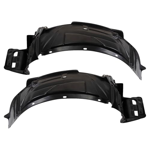 Image of TRQ Front Driver and Passenger Side Inner Fender Liner Set Compatible with 2005-2006 Acura RSX