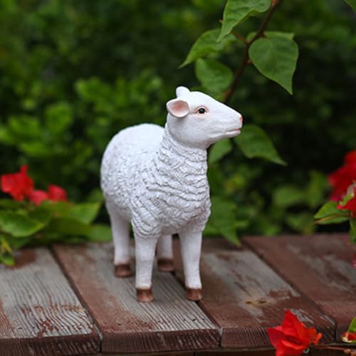 Moutons en résine pour bar à café et décoration de table festive