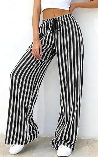 Pantalon confortable à taille haute pour affiner la silhouette