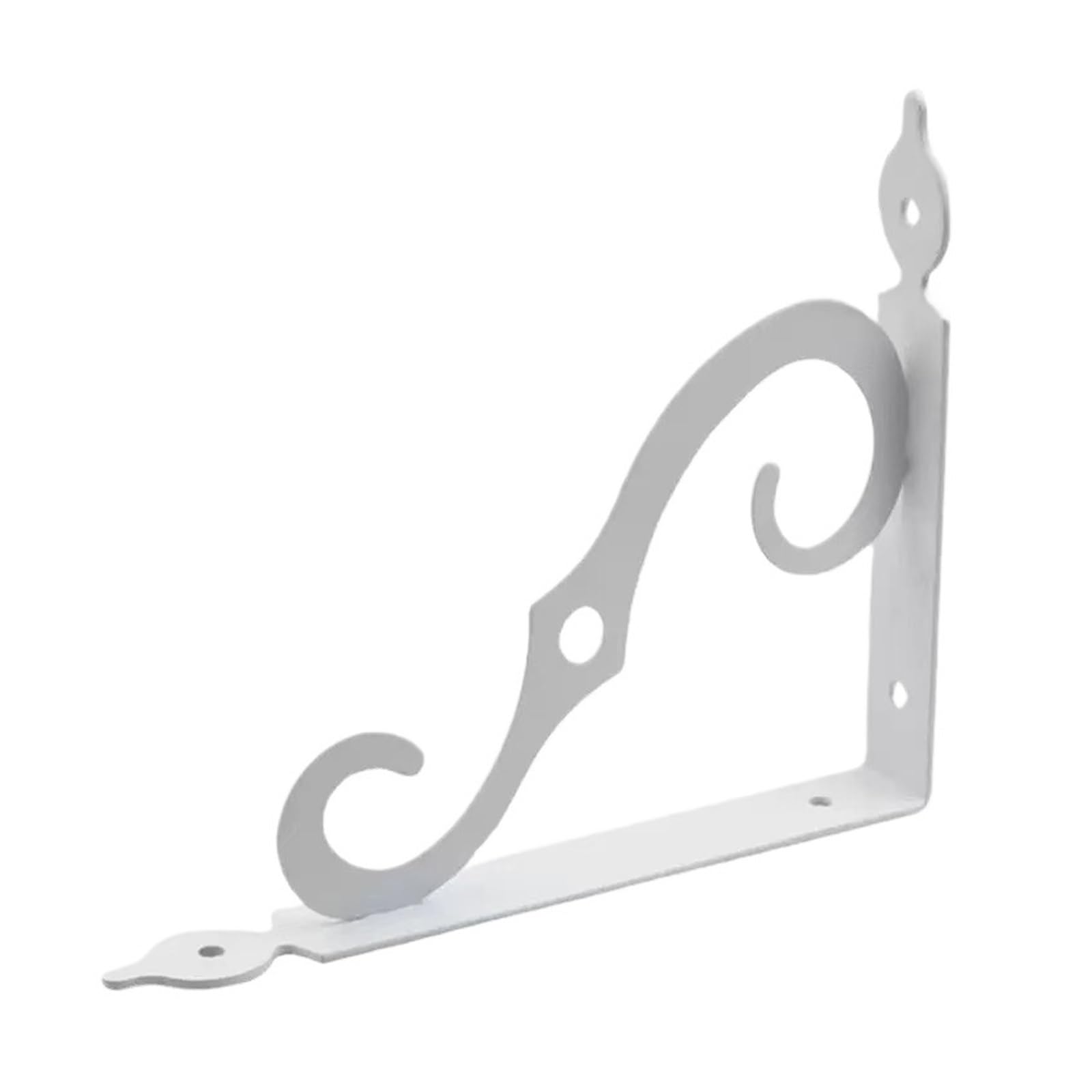 2pcs Triangular Bracket Laminated Partition Fixing Storage Rack Supports Load-Bearing Right Angle Tripod On The Wall for Home