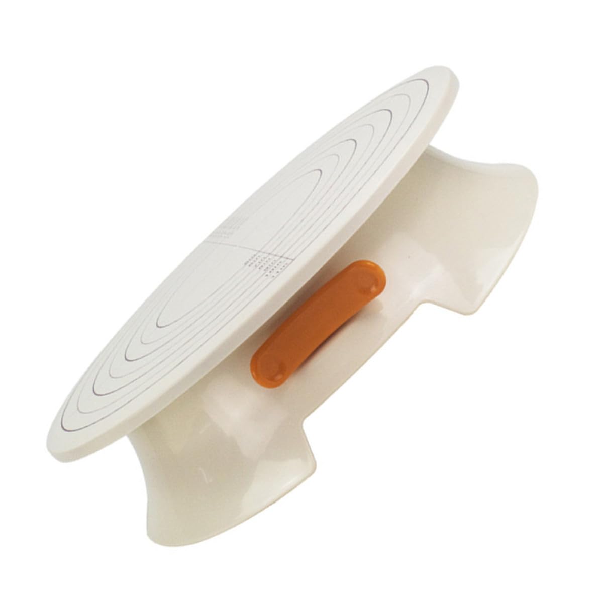 Alzata per Torte in Plastica da 12 Pollici con Supporto Girevole e Base Antiscivolo Piattaforma per Decorazione Dolci da Forno Strumento per Preparazione Torte Domestiche