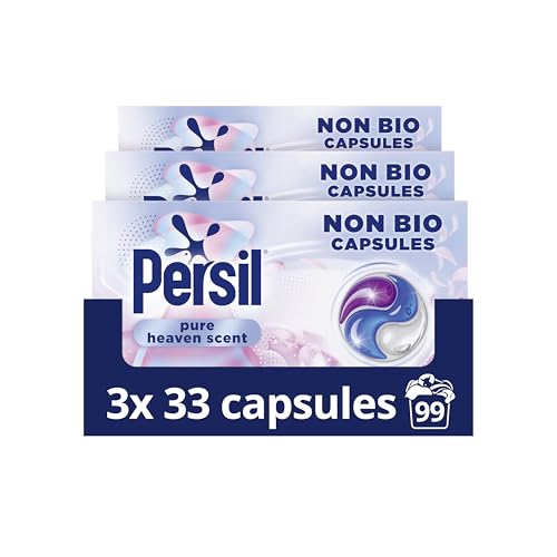 Persil Molly Mae x Pure Heaven Scent Non Bio Washing Capsules our best delicate fragrance laundry capsules gentle next to sensitive skin 99 washes (3x 33)