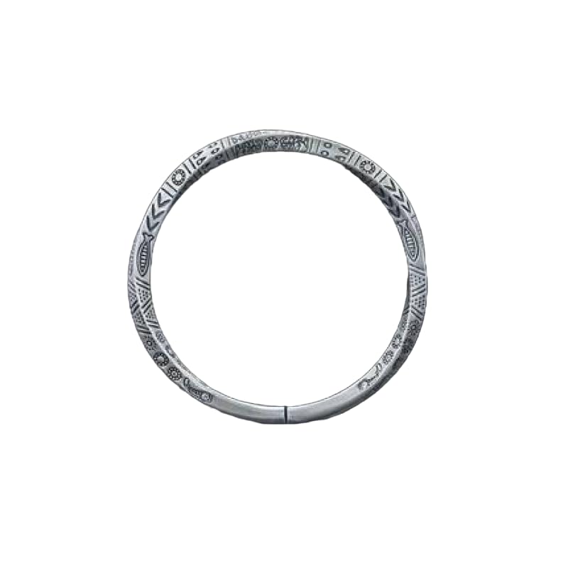 See full amazon price history chart for GOHO Artistic Tribal Engraved Silver Circle Bracelet Kada GOHO Artistic Tribal Engraved Silver Circle Bracelet Kada (B0CLQBVSZM) Amazon Price History, Amazon Price Tracker