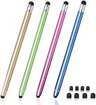 Stylus stylos pour écrans tactiles, Abiarst Stylus Styles haute précision Capacitive Style pour iPad iPhone Comprimés Samsung Galaxy Tous les appareils universels d'écran tactile