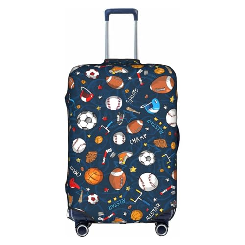 Sports Baseball Game Printed luggage cover, luggage protection cover, wear-resistant luggage cover