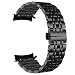 Produktbild {Keine Lücke Design} Gear S3 Frontier/Classic Armband, VIGOSS 22mm Solider Edelstahl Metall Ersatz Band Uhrenarmband für Samsung Gear S3 Frontier / Classic Watch (Metall schwarz)