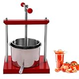 ◉Materiale per uso alimentare: realizzato in acciaio inossidabile e ferro di alta qualità per uso alimentare, questo torchio manuale garantisce un contatto sicuro con gli alimenti. Separa fisicamente frutta e vinaccia. Succo 100% naturale che puoi preparare. Un succo fresco fai da te da non perdere, è così salutare per te e la tua famiglia!