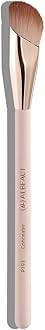 Albeaut Small Angled Concealer Brush For Under Eye Brightening, Precision Face Makeup Brush (193 concealer brush-Pink)