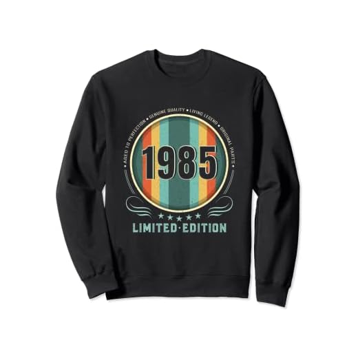 Camiseta vintage 1985 para hombre, edición limitada, cumpleaños 1985 Sudadera