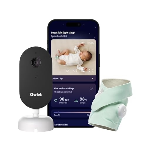 Owlet Dream Duo (Gen 3) Smart Baby Monitor All-in-One Bundle - 2K...
