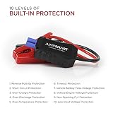 JumpSmart 10-in-1 Portable Car Jump Starter Powerful 29600 mWh Lithium Battery 800A Peak 12V (Up to 8-Cylinder, 7.0-Liter Gas), 4-Mode 330 Lumen LED Flashlight & Power Bank with 2 USB Charging Ports - 8