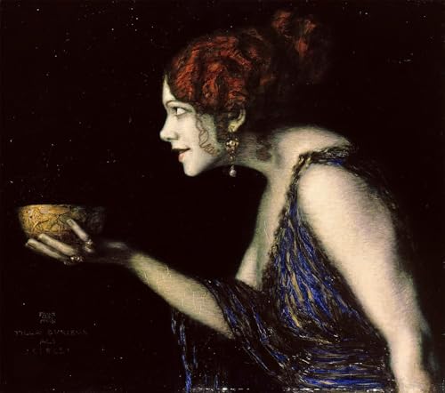 Cuadro Tilla Durieux como Circe Von Stuck elimina la monotonía de tus paredes