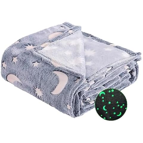 BAOJULONG Glow-in-the-Dark Blanket for All Cover