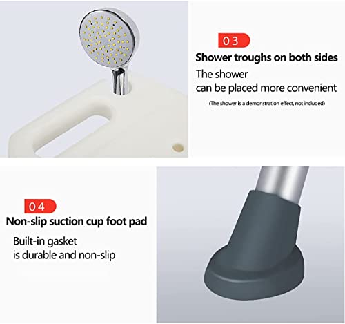 Siège élévateur médical pour douche et tabouret de bain contre le risque de chute - 7
