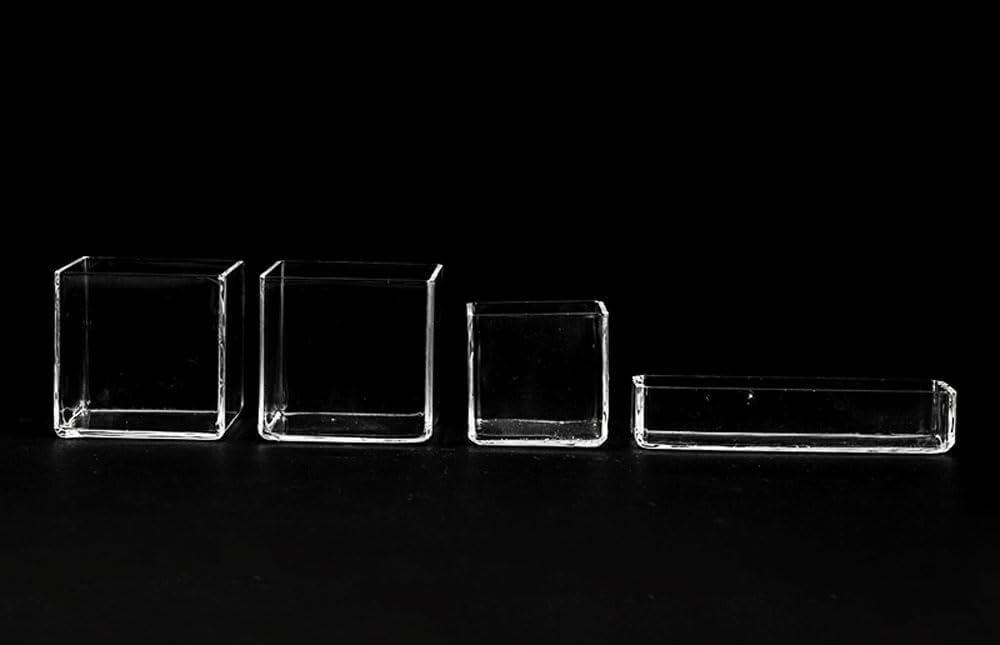 Beständiges quadratisches Quarzglas – Tiegel und Becher aus 99,99% reinem Quarz for Röhrenöfen – langlebig, säurebeständig, 1 Stück(180 * 180 * 180mm)