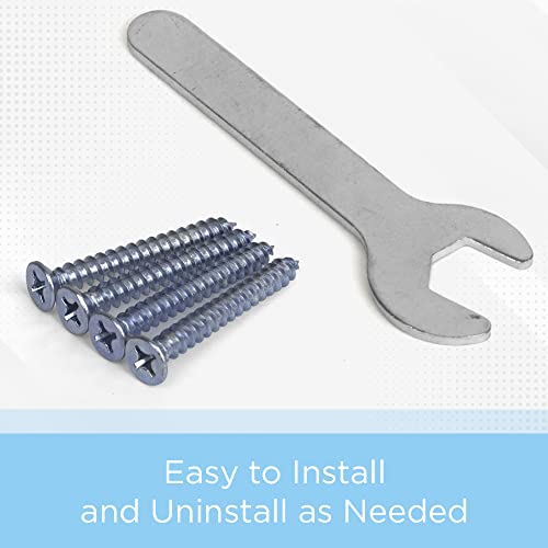 S&M Better Quality Speaker Wall Mount Brackets For Cube-Style Satellite, Bookshelf, Or Bluetooth Speakers, Set Of 2, Heavy Duty Stainless Steel, Adjustable Swivel Mounting, Black #TOP7