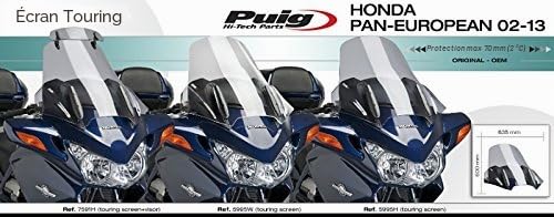 Bulle Touring Compatible avec Honda Pan European St 1300 02-16 Clair Puig