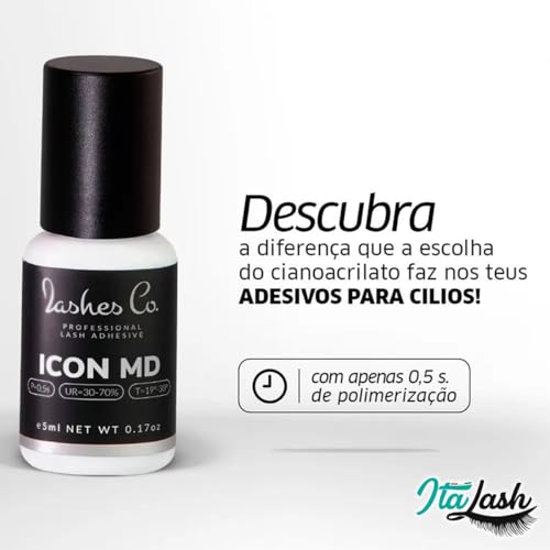 Cola Lashes Co ICON MD adesivo extensão de cílios 5ml