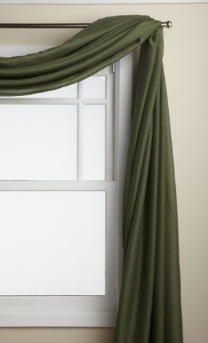 Lorraine Home Fashions Reverie 60-inch x 216-inch Scarf, Green