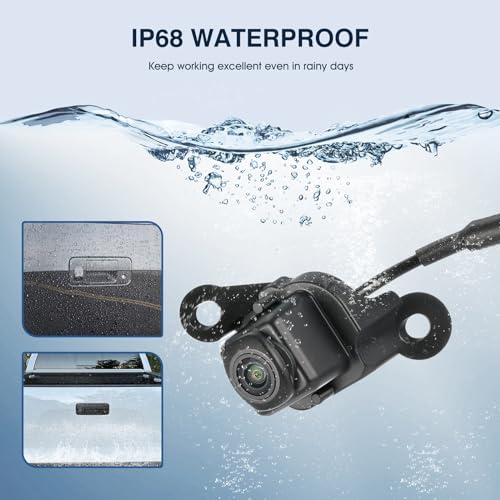 Image of Rear View Backup Camera Fit for Toyota Tundra 2007-2013, Reversing Parking Assist Camera OE Replacement 86790-34030 86790-34011