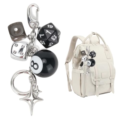 GHPKOTW 1 Billard Würfel Schlüsselanhänger,Kreativer Schlüsselanhänger,Personalisierbares Geschenk für Billard-Fans (Damen & Herren),Sport Souvenir GHPKOTW 1 Billard Würfel Schlüsselanhänger,Kreativer Schlüsselanhänger,Personalisierbares Geschenk für Billard-Fans (Damen & Herren),Sport Souvenir