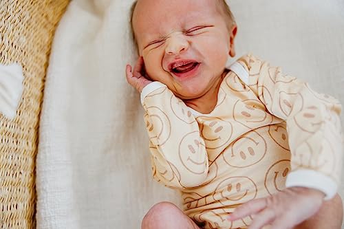 Copper Pearl Long Sleeve Bodysuit Baby: Ultra Soft Baby for Newborns, Boys, and Girls - Stylish, Comfortable, Overlap Shoulders, Premium Knit Fabric - 3-6 Months, Vance4