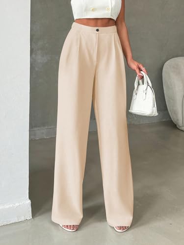 Image of Toochki Trousers for Woman Pants Women's Formal Office Korean | Black Track Pant | Straight | Cotton Spandex Stretchable Trouser | High-Waisted Bottom Wear