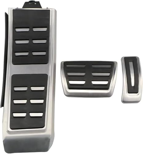 Pedales de coche de acero inoxidable para turismos LHD 2008 a 2016