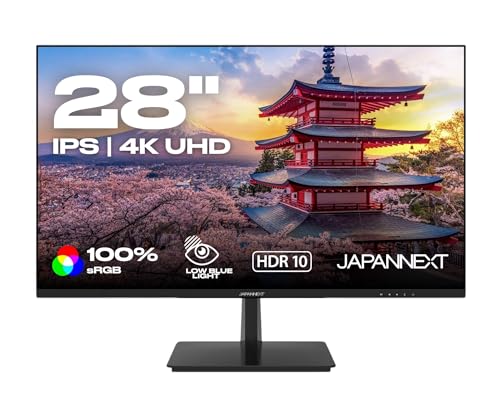JapanNext Monitor 28" IPS 4K UHD (3840x2160) | Tecnologia HDR