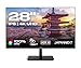 JapanNext Monitor 28 Zoll IPS 4K UHD (3840x2160) | HDR-Technologie | Neigungsverstellung Integrierte Lautsprecher VESA-kompatibel | sRGB 100% G-Sync/FreeSync | JN-IPS2802UHDR
