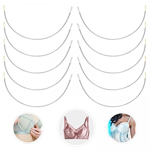 3x6 Pair of Stainless Steel Handmade Bra Underwire Replacement Cup D Cup-image-34