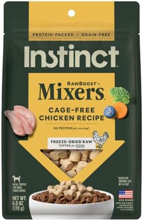 Nature's Variety Instinct Raw Boost Freeze Dried Mixers Grain Fre...