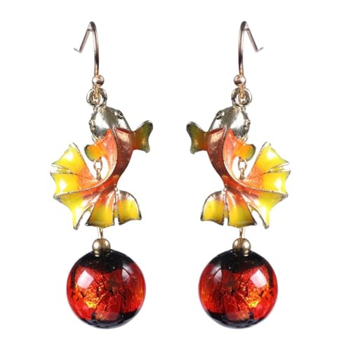 Boucles d'oreilles pendantes rétro style chinois et bijoux ethniques pour femme