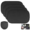 Car Window Shades for Baby, 4 Pack Car Sun Shade, KITBEST Sun Visor Shades Shield Blackout Blinds Sunshade for Car Side Rear Windows, Protection for Kids/Baby/Adults/Pets, 51x31cm Fits Most Vehicles