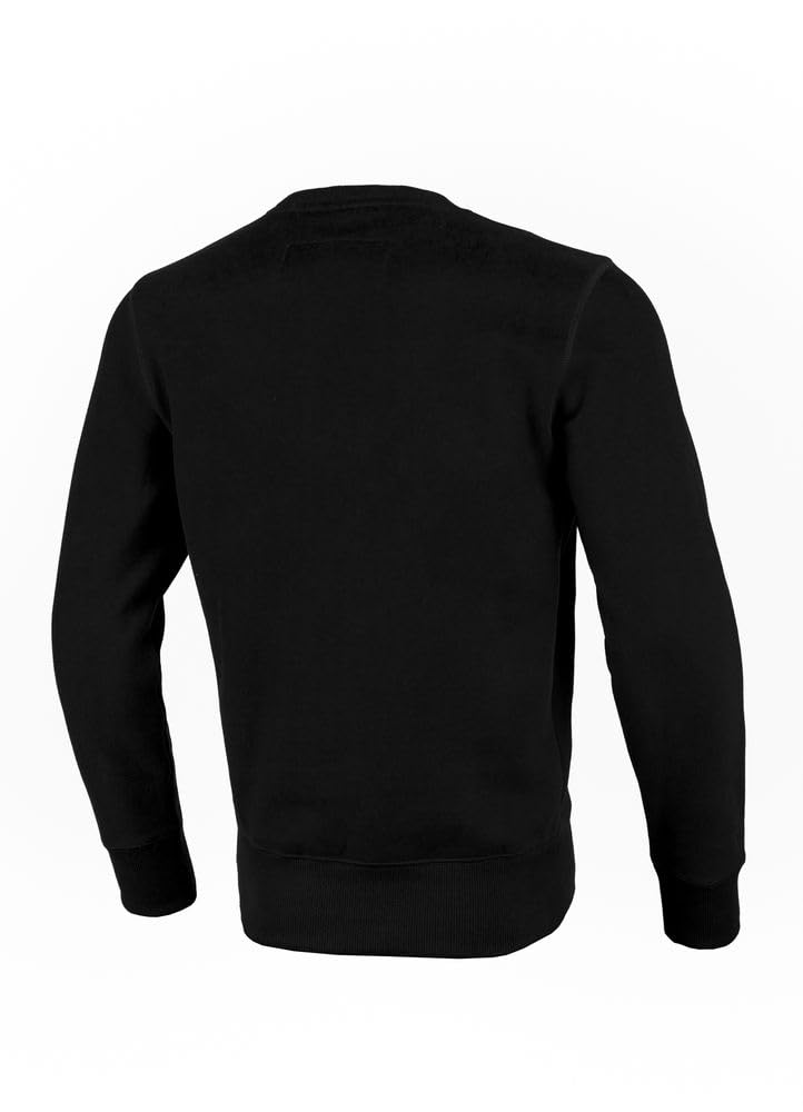 PITBULL Herren Pullover aus Baumwolle Sweatshirt für Männer Pit Bull West Coast Hilltop Black